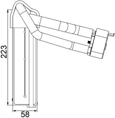 Mahle Original Airco verdamper AE 97 000P