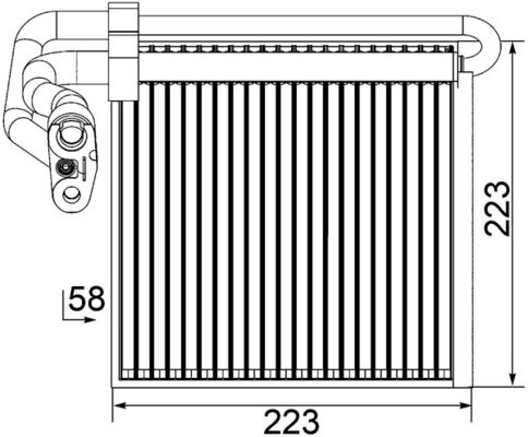 Mahle Original Airco verdamper AE 97 000P