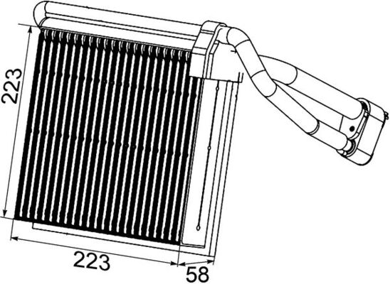 Mahle Original Airco verdamper AE 98 000P