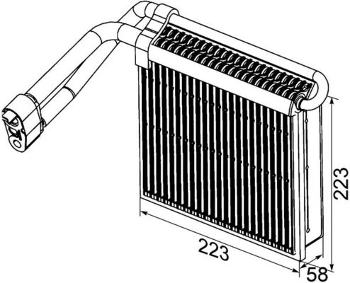 Mahle Original Airco verdamper AE 98 000P