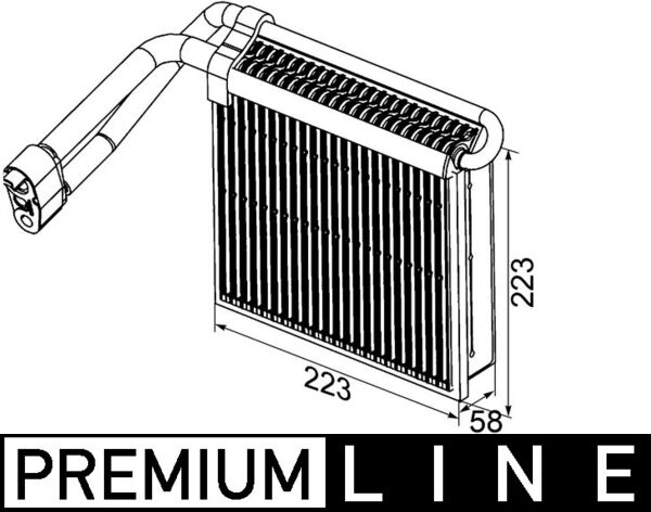 Mahle Original Airco verdamper AE 98 000P