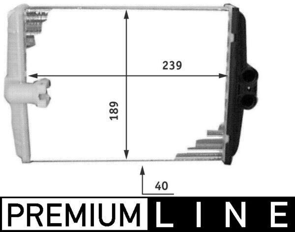 Mahle Original Kachelradiateur AH 107 000P