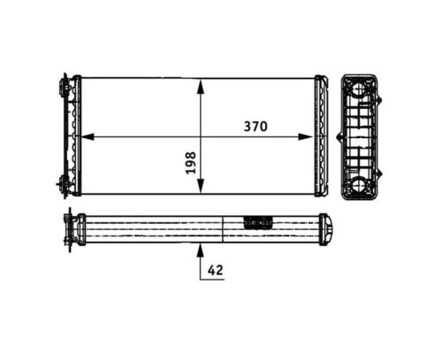 Mahle Original Kachelradiateur AH 117 000P