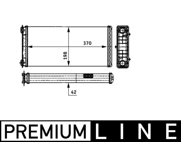 Mahle Original Kachelradiateur AH 117 000P