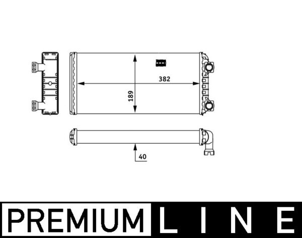 Mahle Original Kachelradiateur AH 133 000P