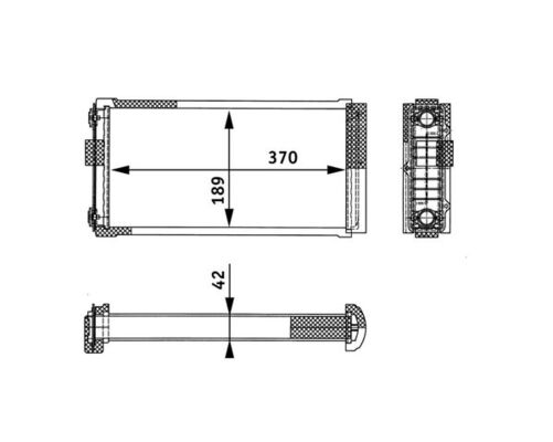 Mahle Original Kachelradiateur AH 134 000P