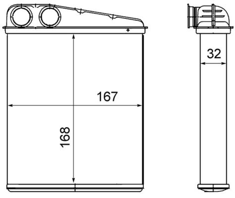 Mahle Original Kachelradiateur AH 16 000S