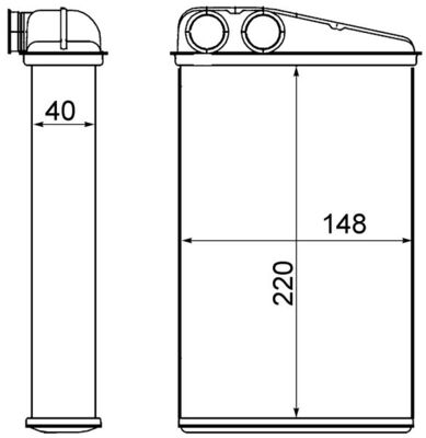 Mahle Original Kachelradiateur AH 17 000S