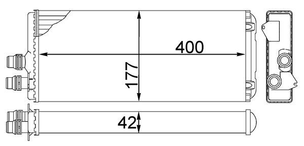 Mahle Original Kachelradiateur AH 219 000S