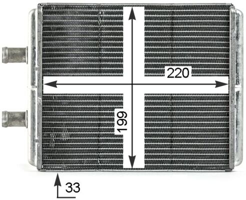 Mahle Original Kachelradiateur AH 4 000P