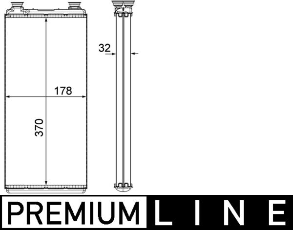 Mahle Original Kachelradiateur AH 5 000P