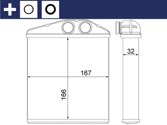 Mahle Original Kachelradiateur AH 6 000S