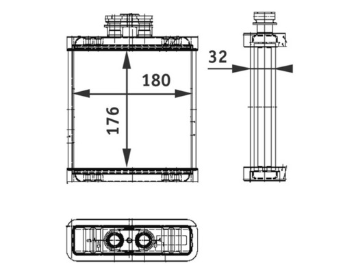 Mahle Original Kachelradiateur AH 75 000P