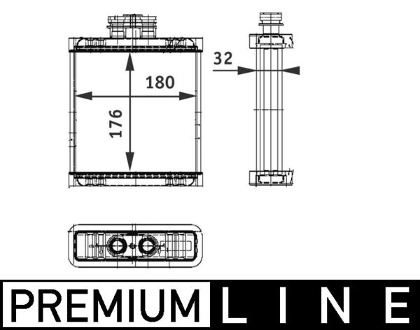 Mahle Original Kachelradiateur AH 75 000P