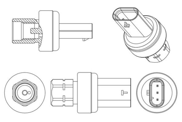 Mahle Original Airco hogedrukschakelaar ASE 13 000P