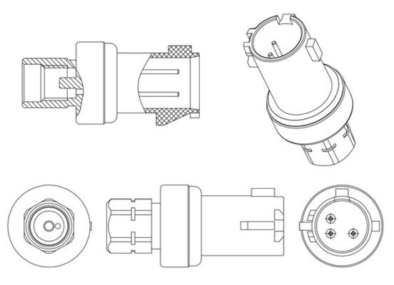 Mahle Original Airco hogedrukschakelaar ASE 6 000P