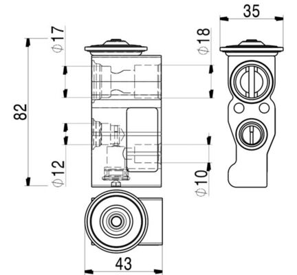 Mahle Original Airco expansieklep AVE 2 000P