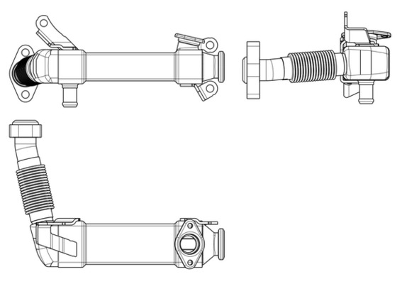 EGR koeler Mahle Original CE 17 000P