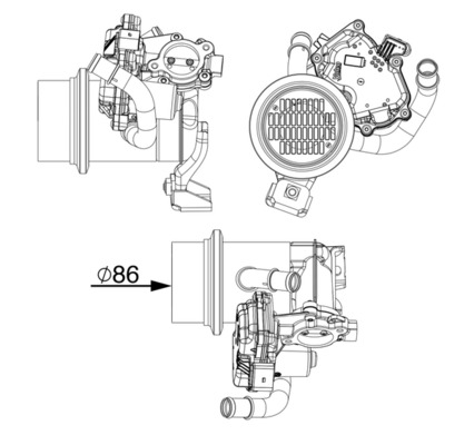 Mahle Original EGR koeler CE 18 000P