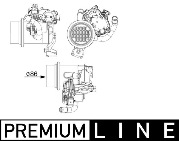 Mahle Original EGR koeler CE 18 000P