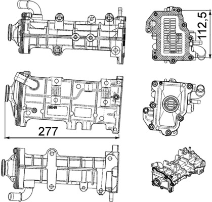 Mahle Original EGR koeler CE 23 000P