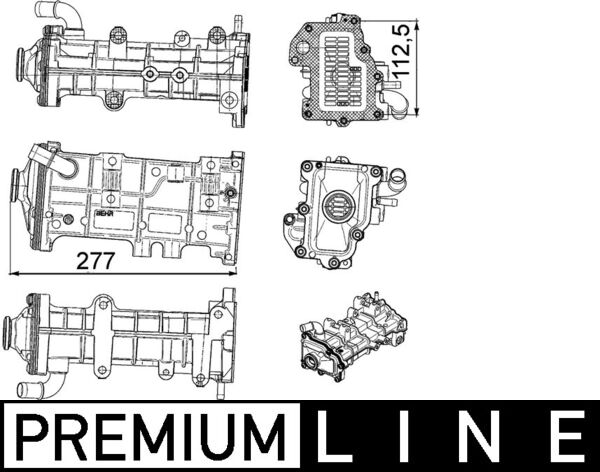 Mahle Original EGR koeler CE 23 000P