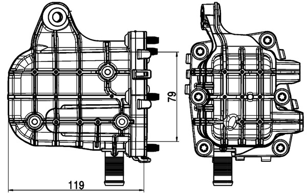 Mahle Original EGR koeler CE 4 000P