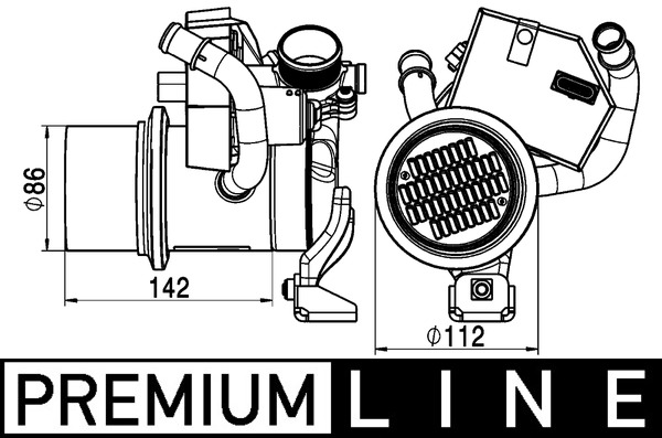 Mahle Original EGR koeler CE 5 000P