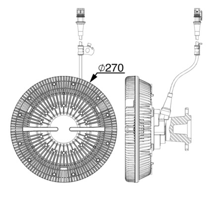 Mahle Original Visco-koppeling CFC 104 000P