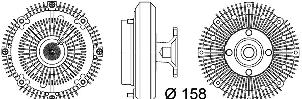 Mahle Original Visco-koppeling CFC 109 000P