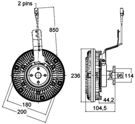 Mahle Original Visco-koppeling CFC 138 000P