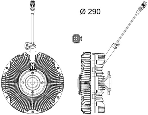 Mahle Original Visco-koppeling CFC 197 000P