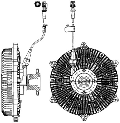 Visco-koppeling Mahle Original CFC 213 000P