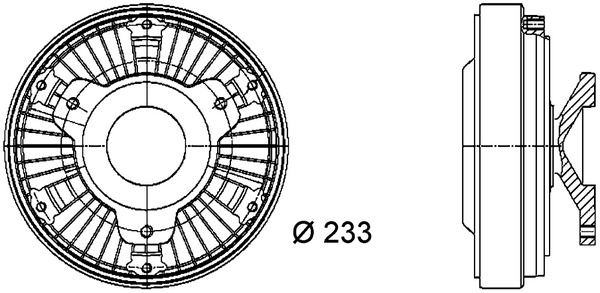 Mahle Original Visco-koppeling CFC 21 000P