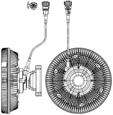 Mahle Original Visco-koppeling CFC 227 000P