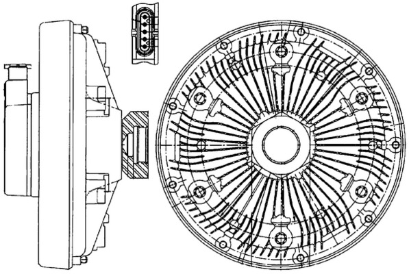 Mahle Original Visco-koppeling CFC 229 000P