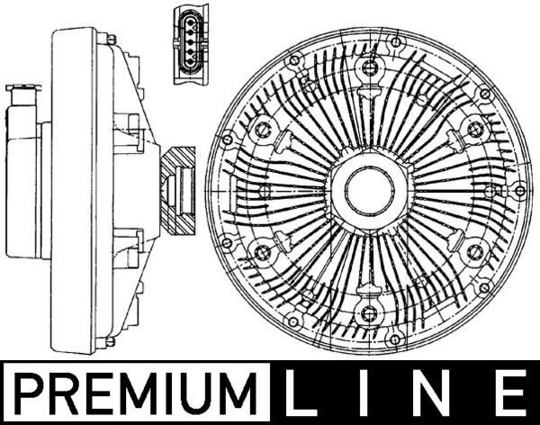 Mahle Original Visco-koppeling CFC 229 000P