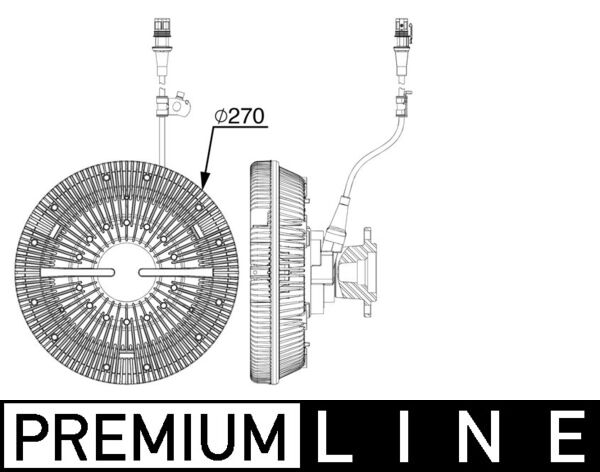 Mahle Original Visco-koppeling CFC 242 000P