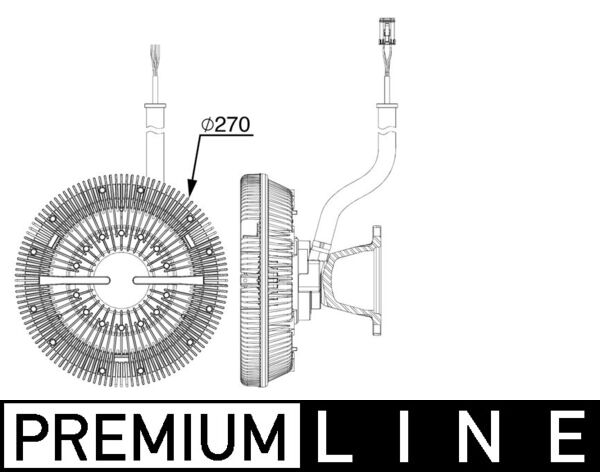 Mahle Original Visco-koppeling CFC 243 000P