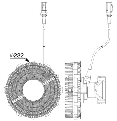 Mahle Original Visco-koppeling CFC 251 000P