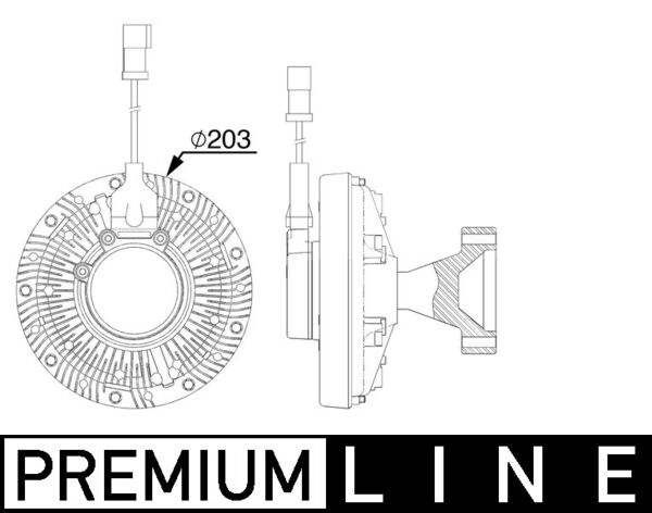 Mahle Original Visco-koppeling CFC 253 000P