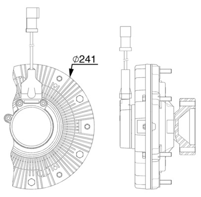 Mahle Original Visco-koppeling CFC 256 000P