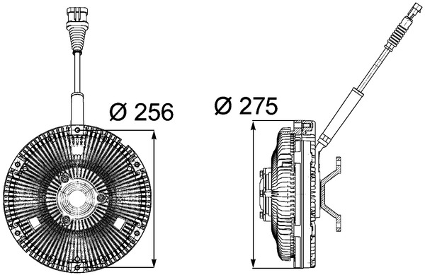 Mahle Original Visco-koppeling CFC 85 000P