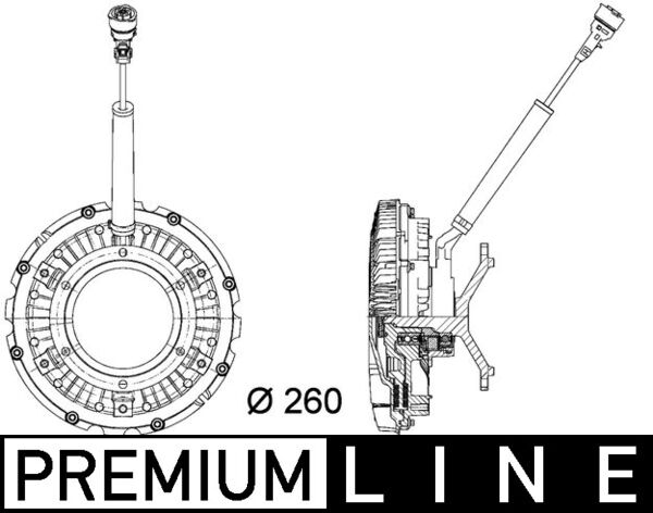 Mahle Original Visco-koppeling CFC 90 000P