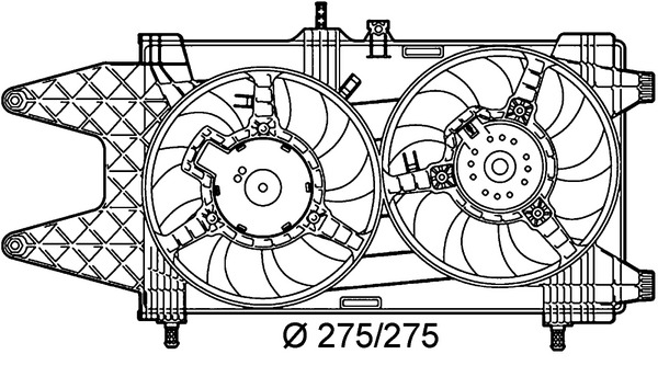 Mahle Original Ventilatorwiel-motorkoeling CFF 140 000P