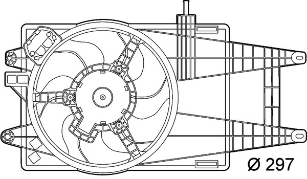 Mahle Original Ventilatorwiel-motorkoeling CFF 150 000P