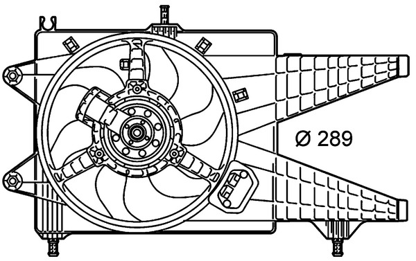 Mahle Original Ventilatorwiel-motorkoeling CFF 156 000P