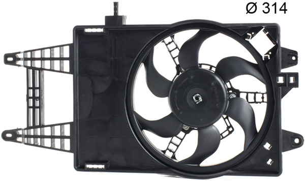 Mahle Original Ventilatorwiel-motorkoeling CFF 157 000P