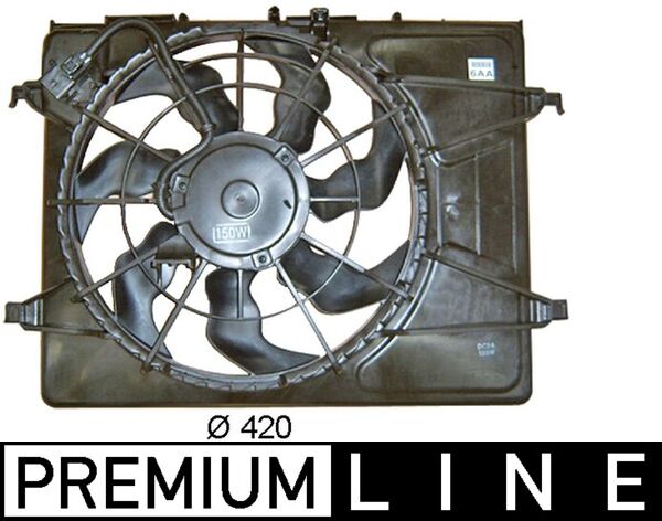 Ventilatorwiel-motorkoeling Mahle Original CFF 265 000P