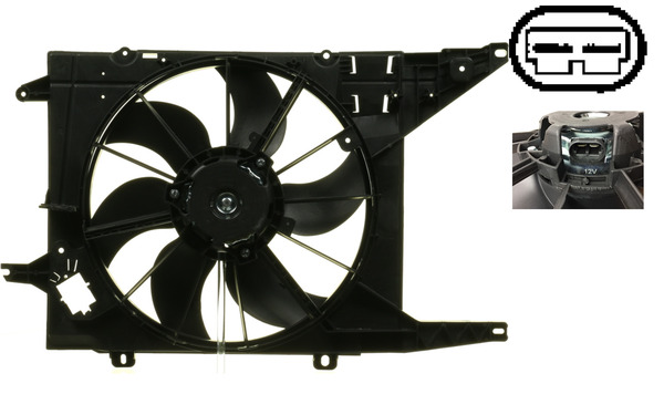 Ventilatorwiel-motorkoeling Mahle Original CFF 327 000S